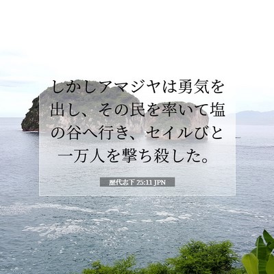 歴代志下 25:11 聖書の一節の解説
