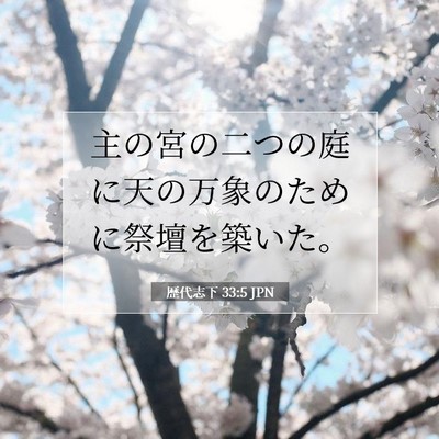 歴代志下 33:5 聖書の一節の解説