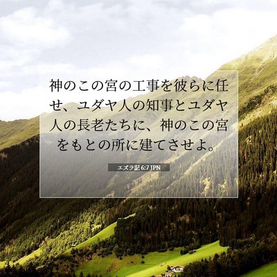 エズラ記 6:7 聖書の一節の解説