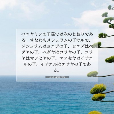 ネヘミヤ記 11:7 聖書の一節の解説