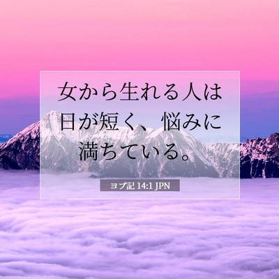 ヨブ記 14:1 聖書の一節の解説