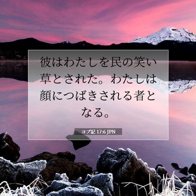 ヨブ記 17:6 聖書の一節の解説