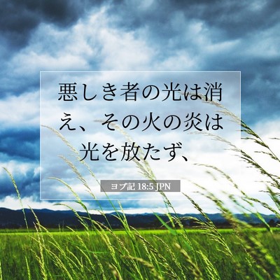 ヨブ記 18:5 聖書の一節の解説