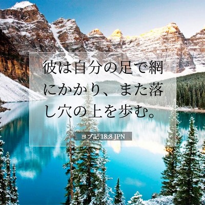 ヨブ記 18:8 聖書の一節の解説