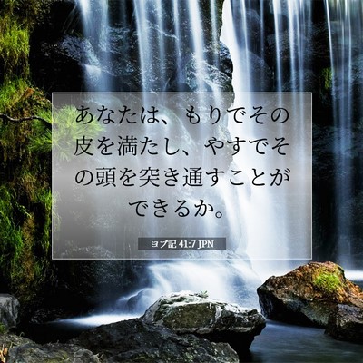 ヨブ記 41:7 聖書の一節の解説