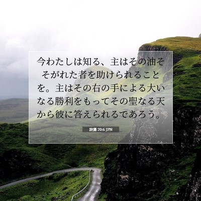 詩篇 20:6 聖書の一節の解説