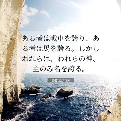 詩篇 20:7 聖書の一節の解説