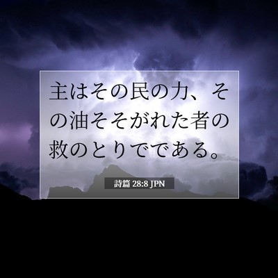 詩篇 28:8 聖書の一節の解説