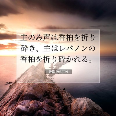 詩篇 29:5 聖書の一節の解説