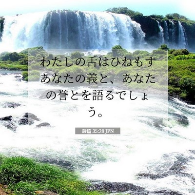 詩篇 35:28 聖書の一節の解説