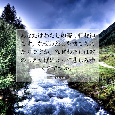 詩篇 43:2 聖書の一節の解説