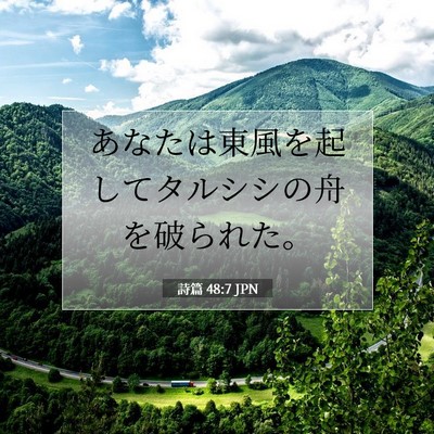 詩篇 48:7 聖書の一節の解説