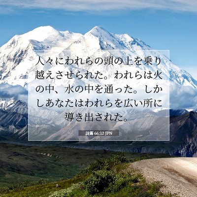 詩篇 66:12 聖書の一節の解説