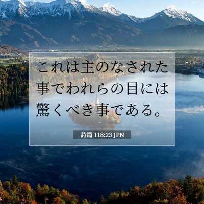 詩篇 118:23 聖書の一節の解説