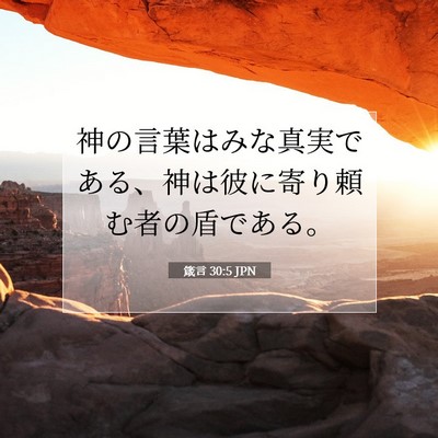 箴言 30:5 聖書の一節の解説