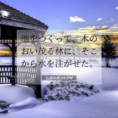 伝道の書 2:6 聖書の一節の解説