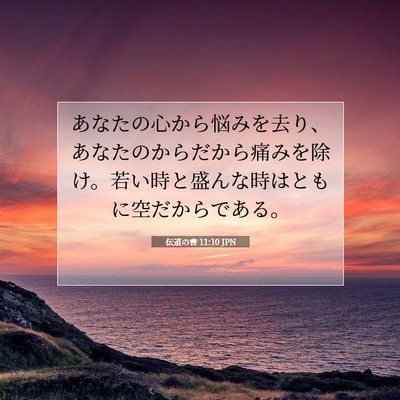 伝道の書 11:10 聖書の一節の解説