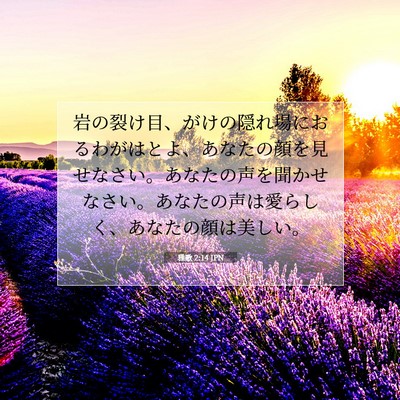 雅歌 2:14 聖書の一節の解説