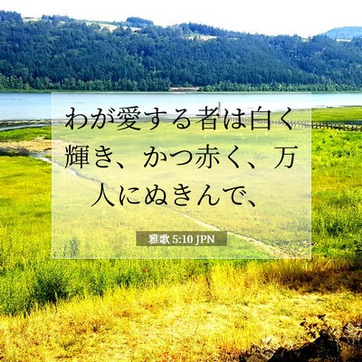 雅歌 5:10 聖書の一節の解説