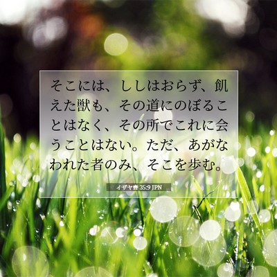 イザヤ書 35:9 聖書の一節の解説
