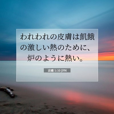 哀歌 5:10 聖書の一節の解説