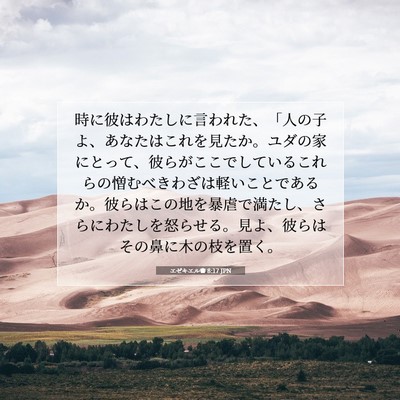 エゼキエル書 8:17 聖書の一節の解説