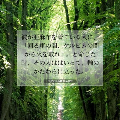 エゼキエル書 10:6 聖書の一節の解説