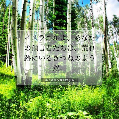 エゼキエル書 13:4 聖書の一節の解説
