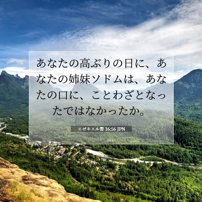 エゼキエル書 16:56 聖書の一節の解説