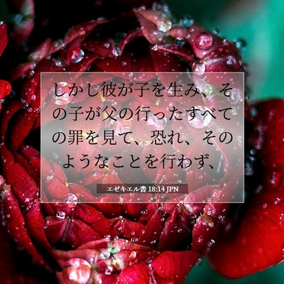 エゼキエル書 18:14 聖書の一節の解説