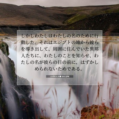 エゼキエル書 20:9 聖書の一節の解説