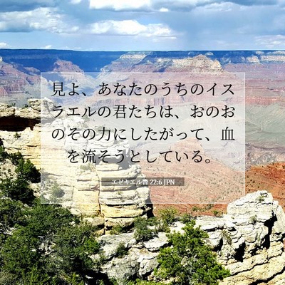エゼキエル書 22:6 聖書の一節の解説
