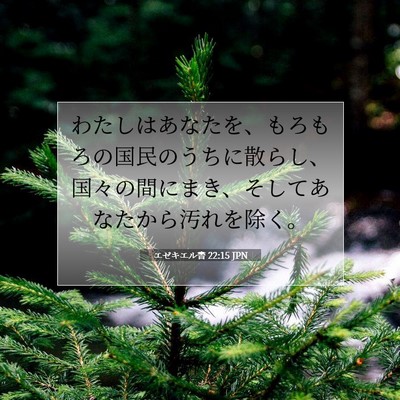 エゼキエル書 22:15 聖書の一節の解説