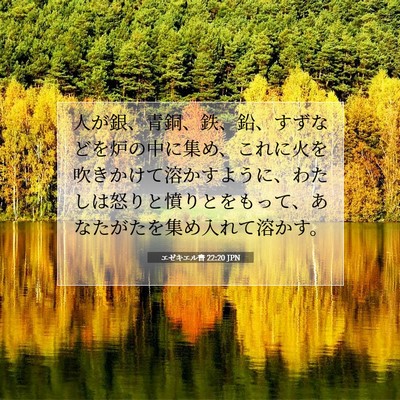 エゼキエル書 22:20 聖書の一節の解説