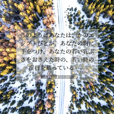 エゼキエル書 23:21 聖書の一節の解説