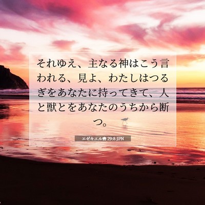 エゼキエル書 29:8 聖書の一節の解説