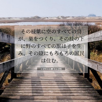 エゼキエル書 31:6 聖書の一節の解説