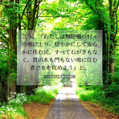 エゼキエル書 38:11 聖書の一節の解説