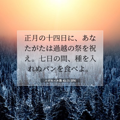 エゼキエル書 45:21 聖書の一節の解説