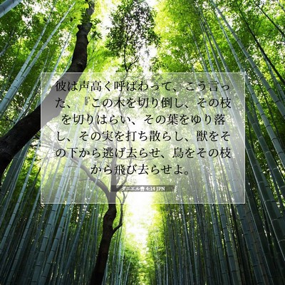 ダニエル書 4:14 聖書の一節の解説