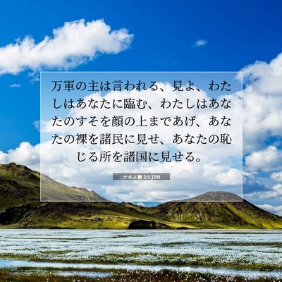 ナホム書 3:5 聖書の一節の解説