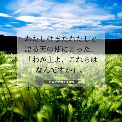 ゼカリヤ書 4:4 聖書の一節の解説
