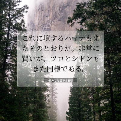 ゼカリヤ書 9:2 聖書の一節の解説