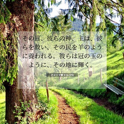 ゼカリヤ書 9:16 聖書の一節の解説