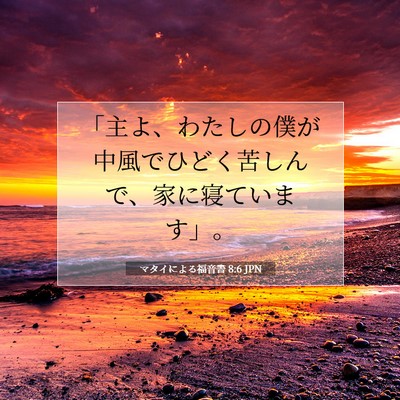 マタイによる福音書 8:6 聖書の一節の解説