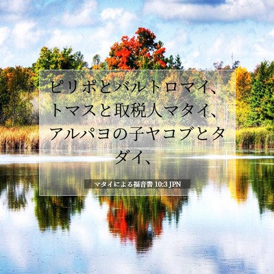 マタイによる福音書 10:3 聖書の一節の解説