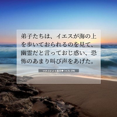 マタイによる福音書 14:26 聖書の一節の解説