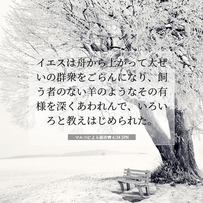 マルコによる福音書 6:34 聖書の一節の解説