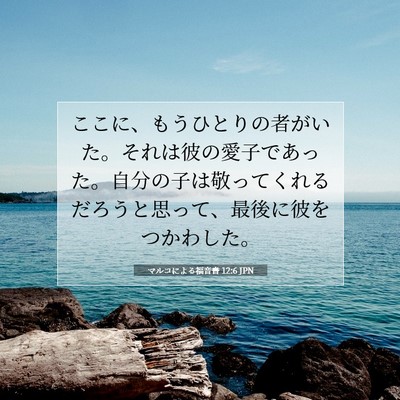 マルコによる福音書 12:6 聖書の一節の解説
