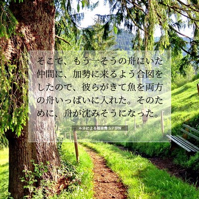 ルカによる福音書 5:7 聖書の一節の解説